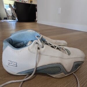 Air Jordan 21 Low University White And Blue Men #sneaker Size 13